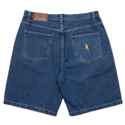 Workers Club Jean Shorts - Faded Washed Dark Indigo