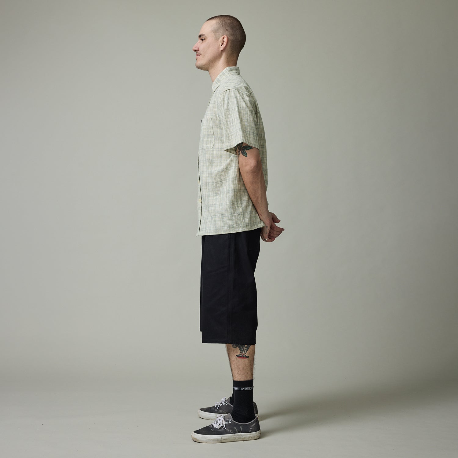 Herringbone Leagues Club Short - Black