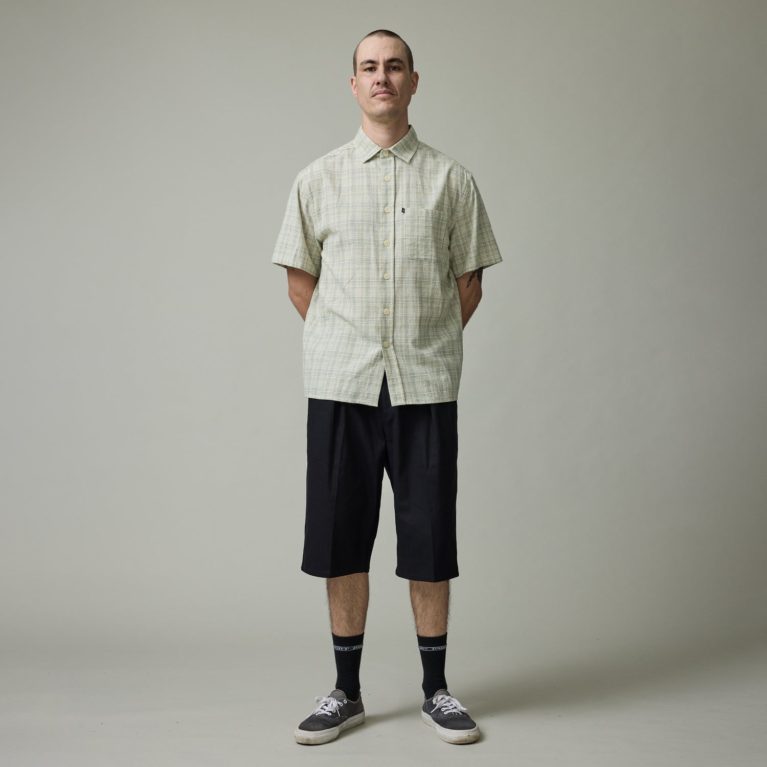 Herringbone Leagues Club Short - Black