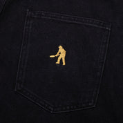 Workers Club Short en Jean en Coton Recyclé Mélangé - Noir Délavé