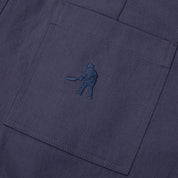 Herringbone Leagues Club Short - Bleu Marine