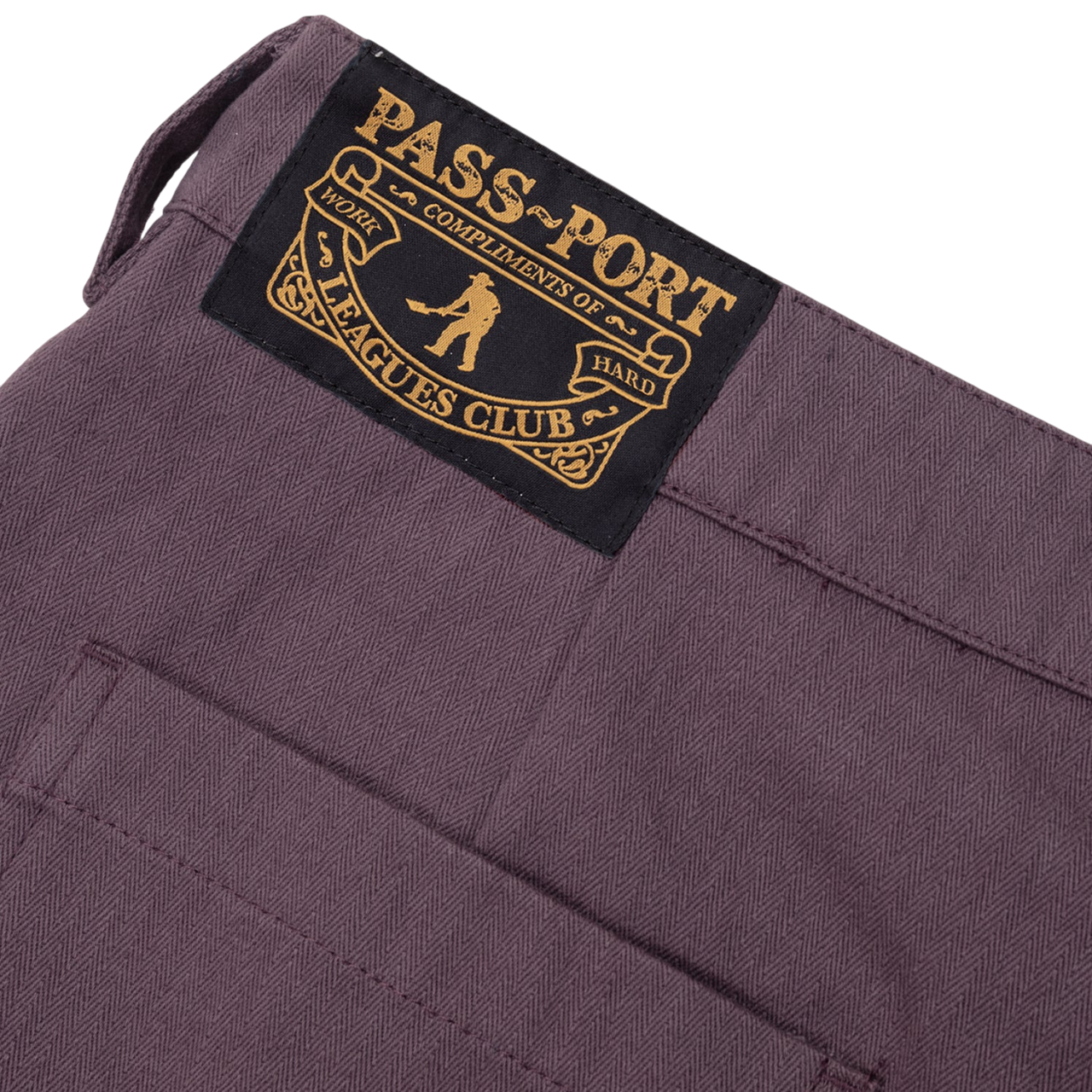Herringbone Leagues Club Short - Prune Foncée