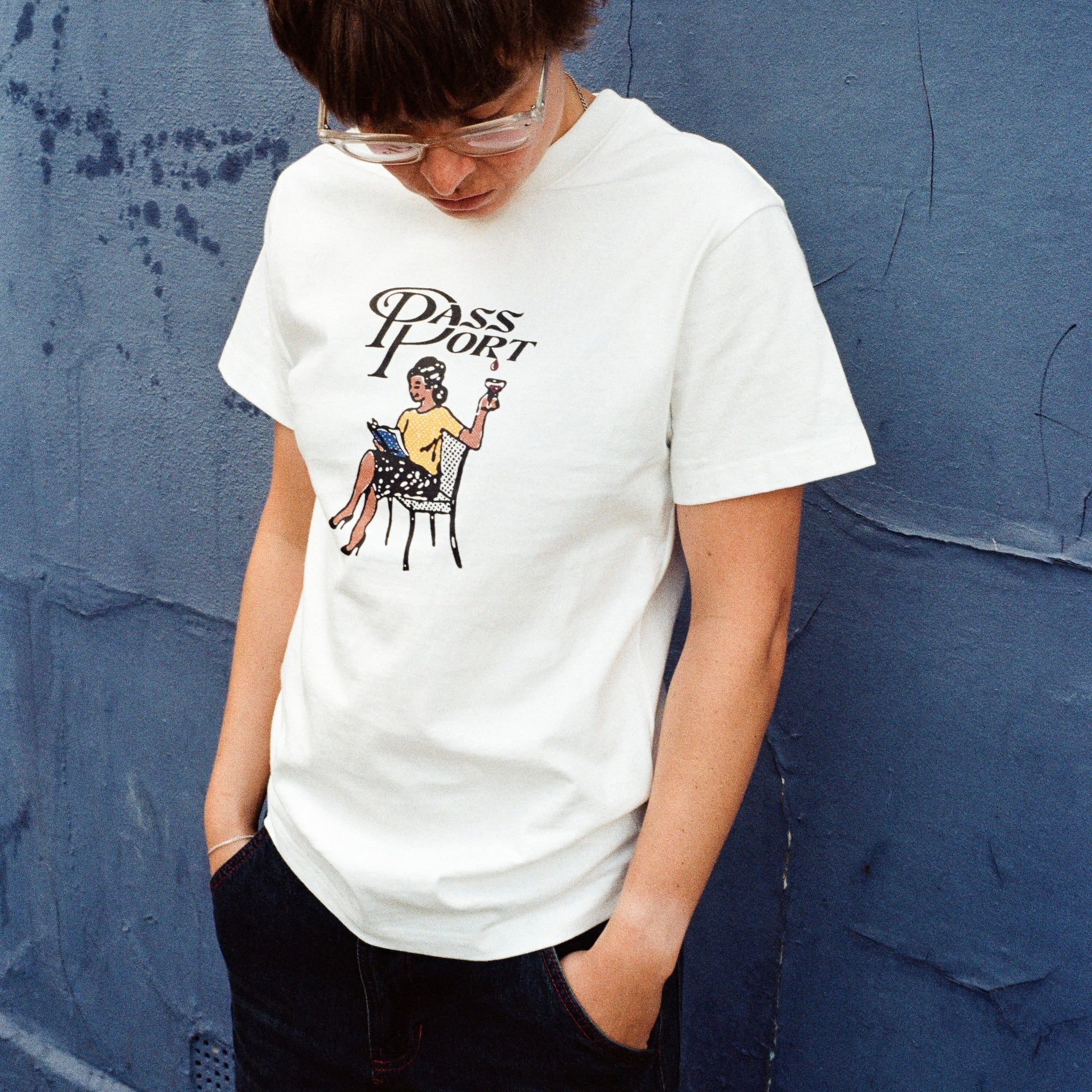 Minimal Output Tee - White