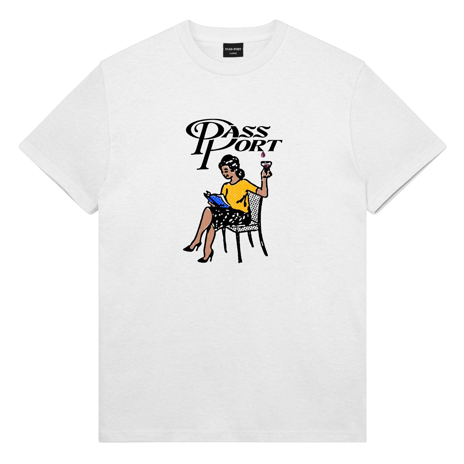 Minimal Output Tee - White