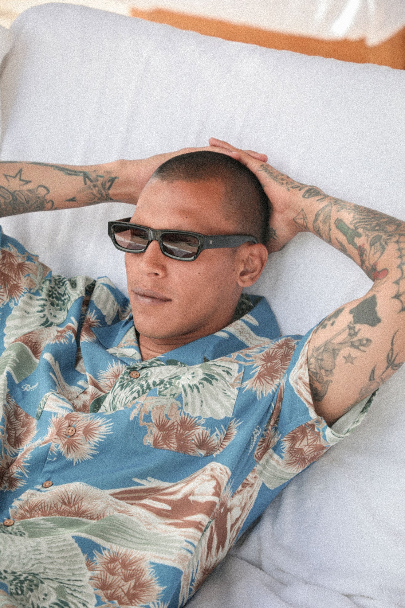 Rainier x Brixton Shirt - Blue Sky