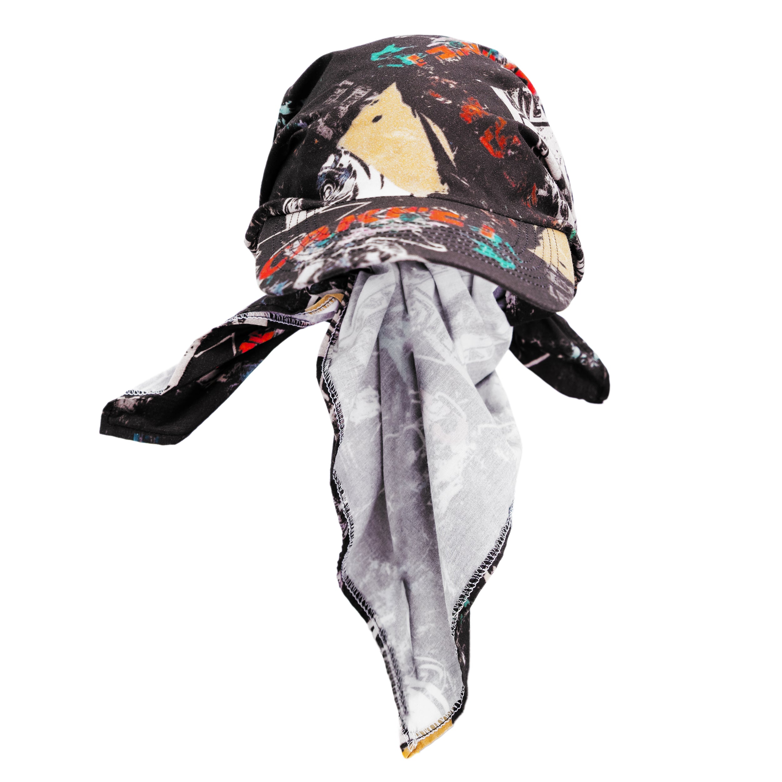 Chapeau Bandana Rag Tee - Noir
