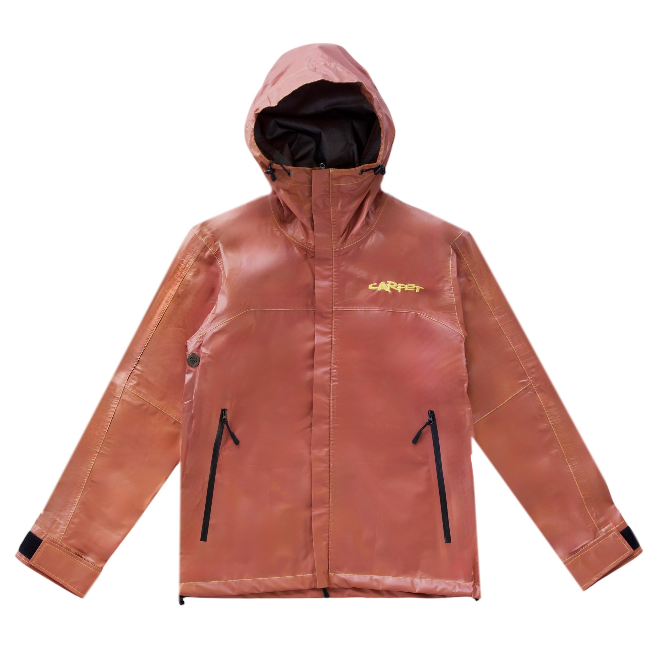 Thermal Rain Jacket - Brown/Yellow