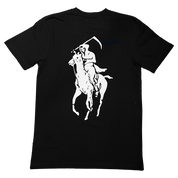 Reaper Jockey Back T-Shirt - Black/White