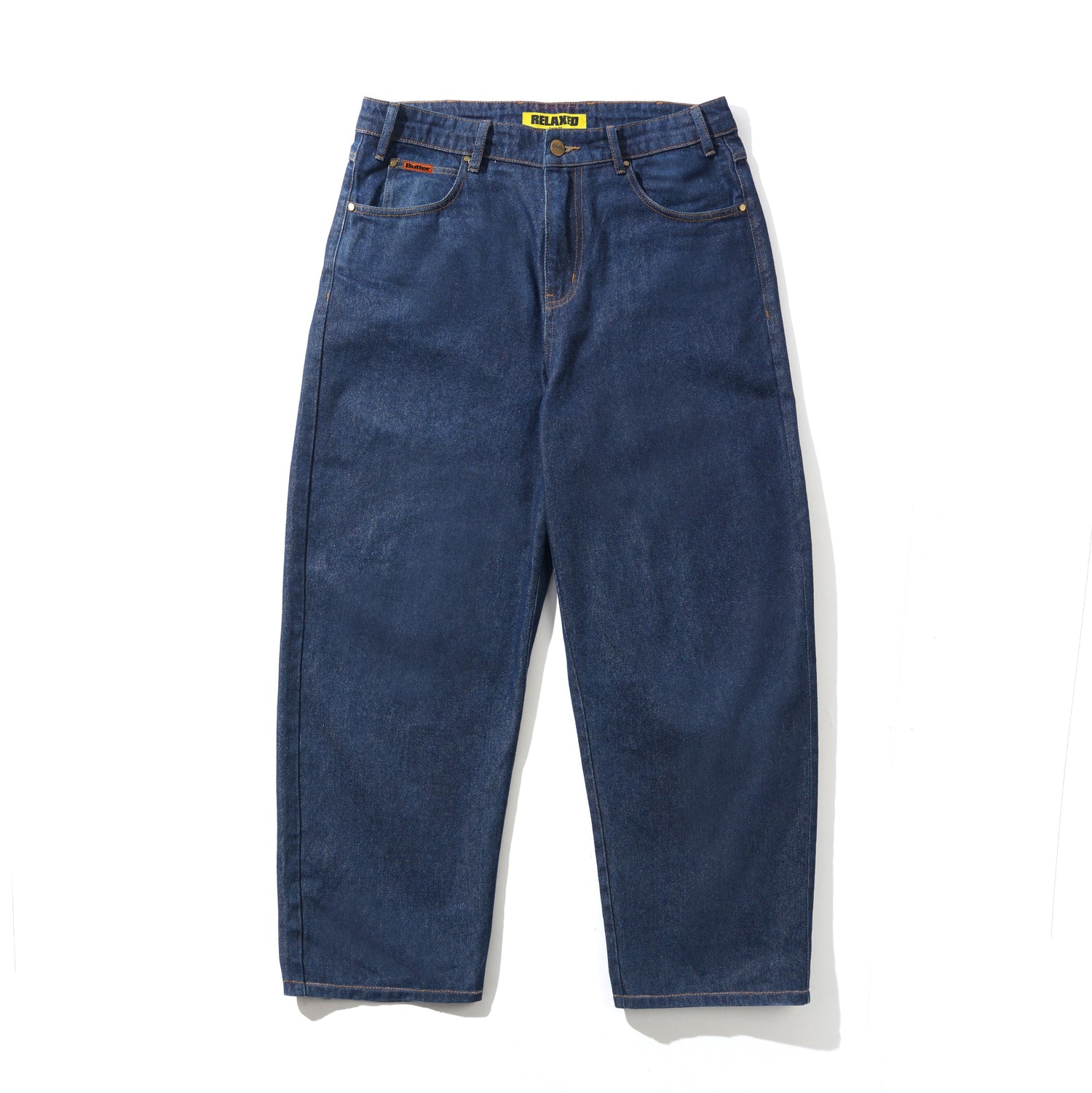 Relaxed Denim Jeans - Dark Indigo