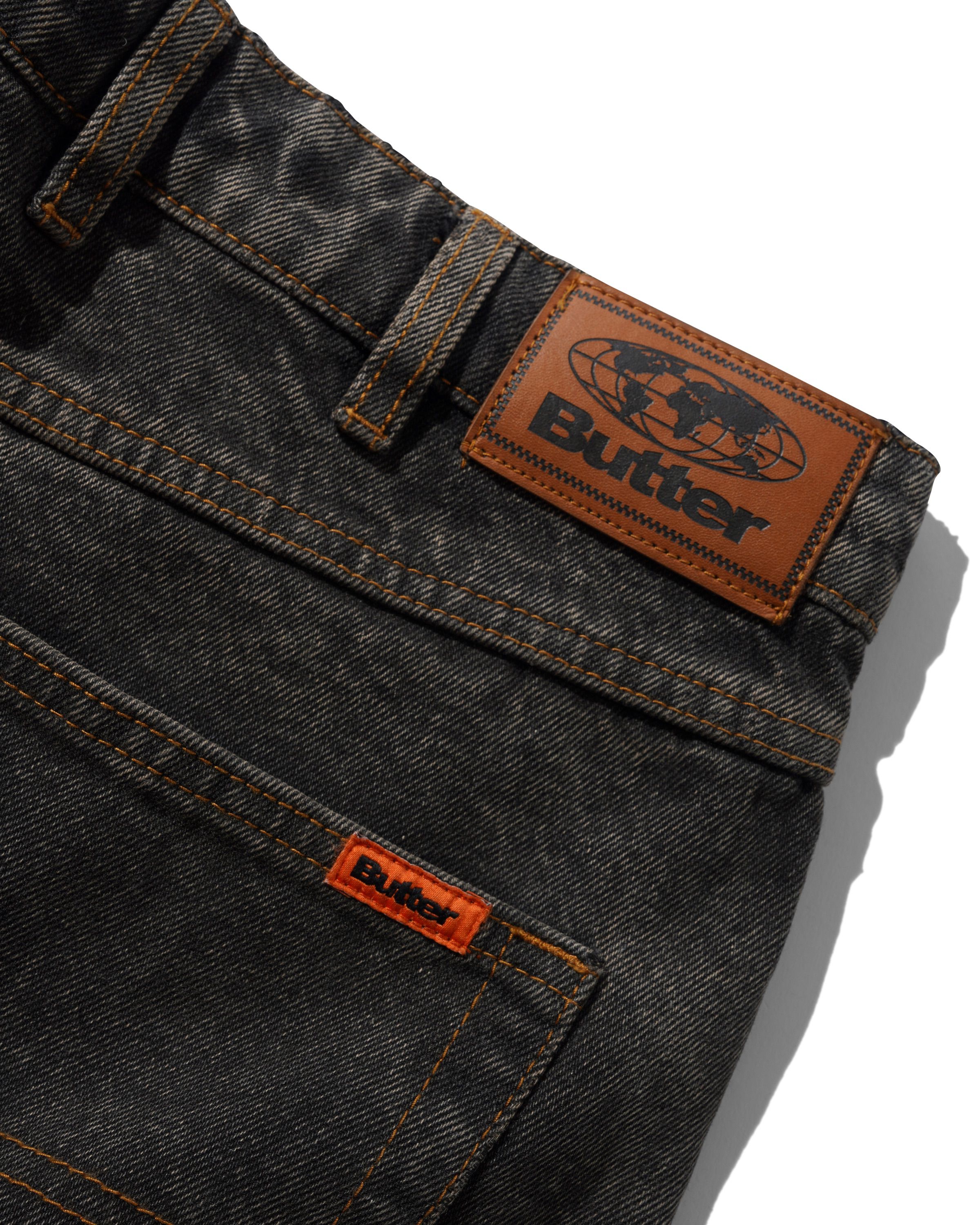 Jeans Coupe Relax - Charbon Délavé