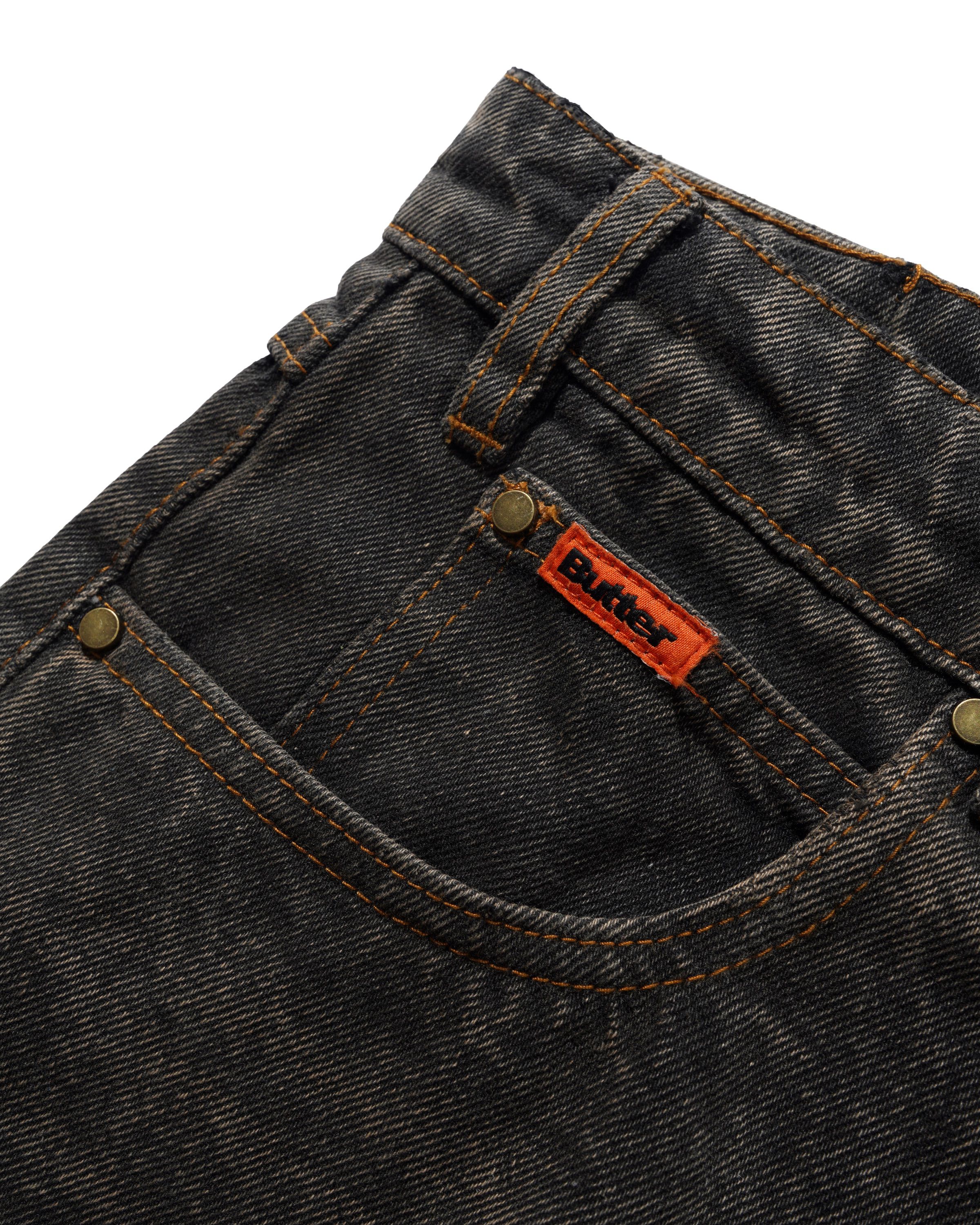 Jeans Coupe Relax - Charbon Délavé