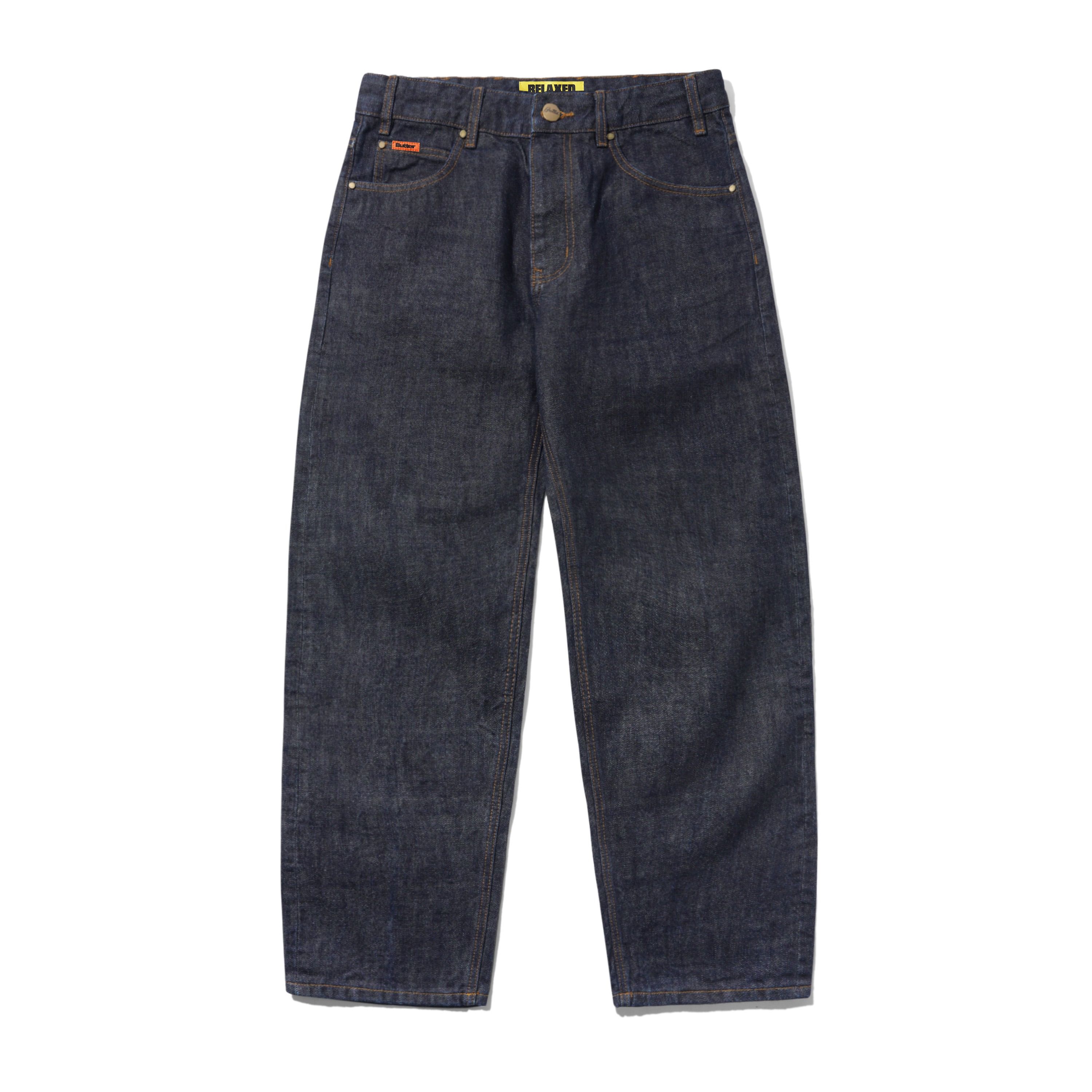 Relaxed Denim Jeans - Selvedge Blue