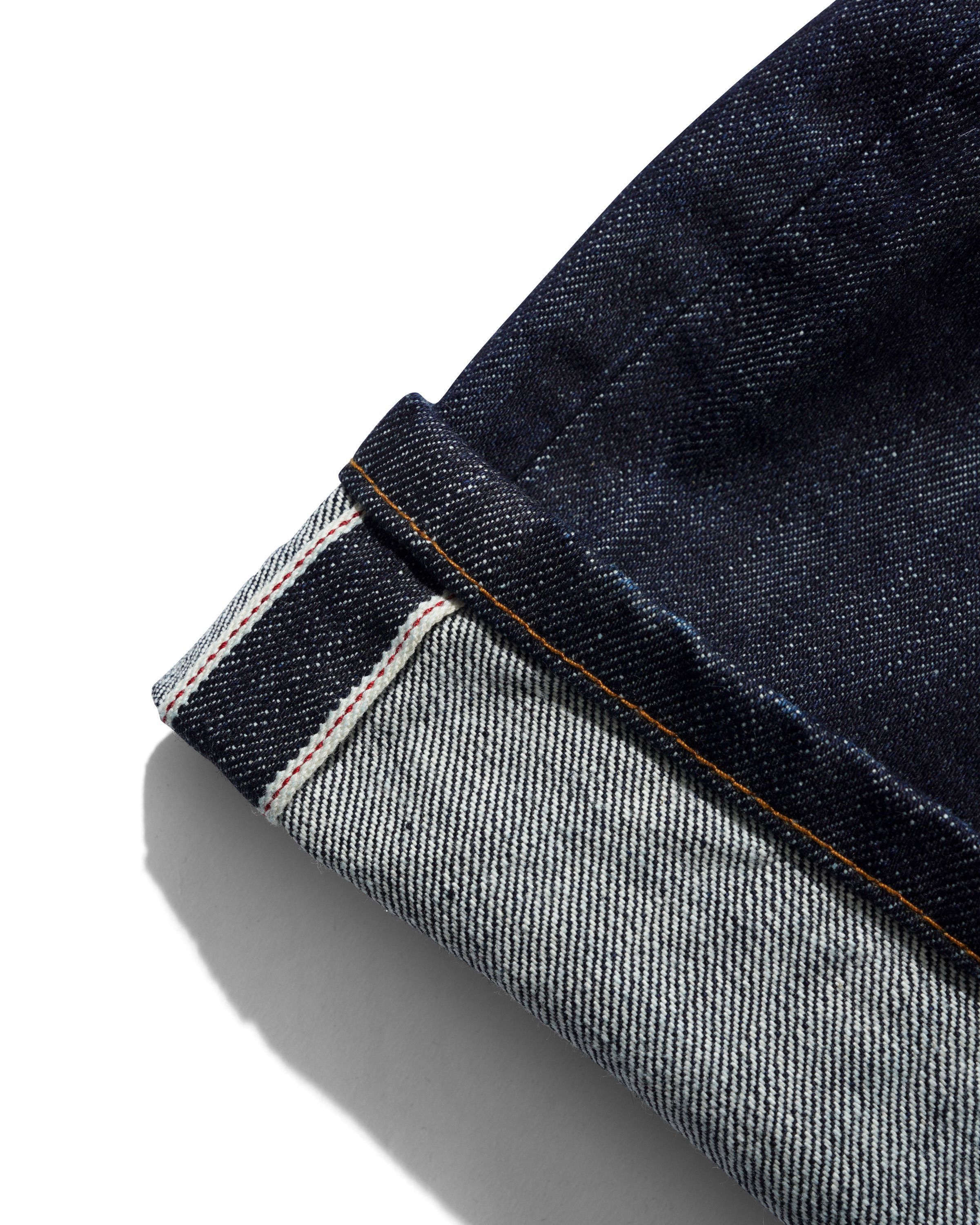 Relaxed Denim Jeans - Selvedge Blue