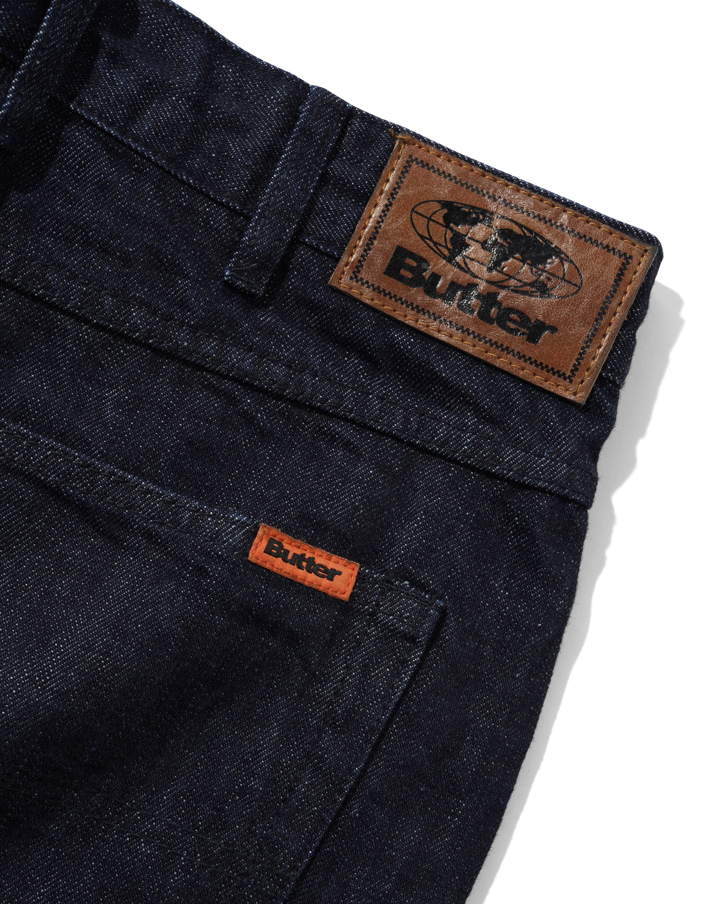 Relaxed Denim Jeans - Selvedge Blue