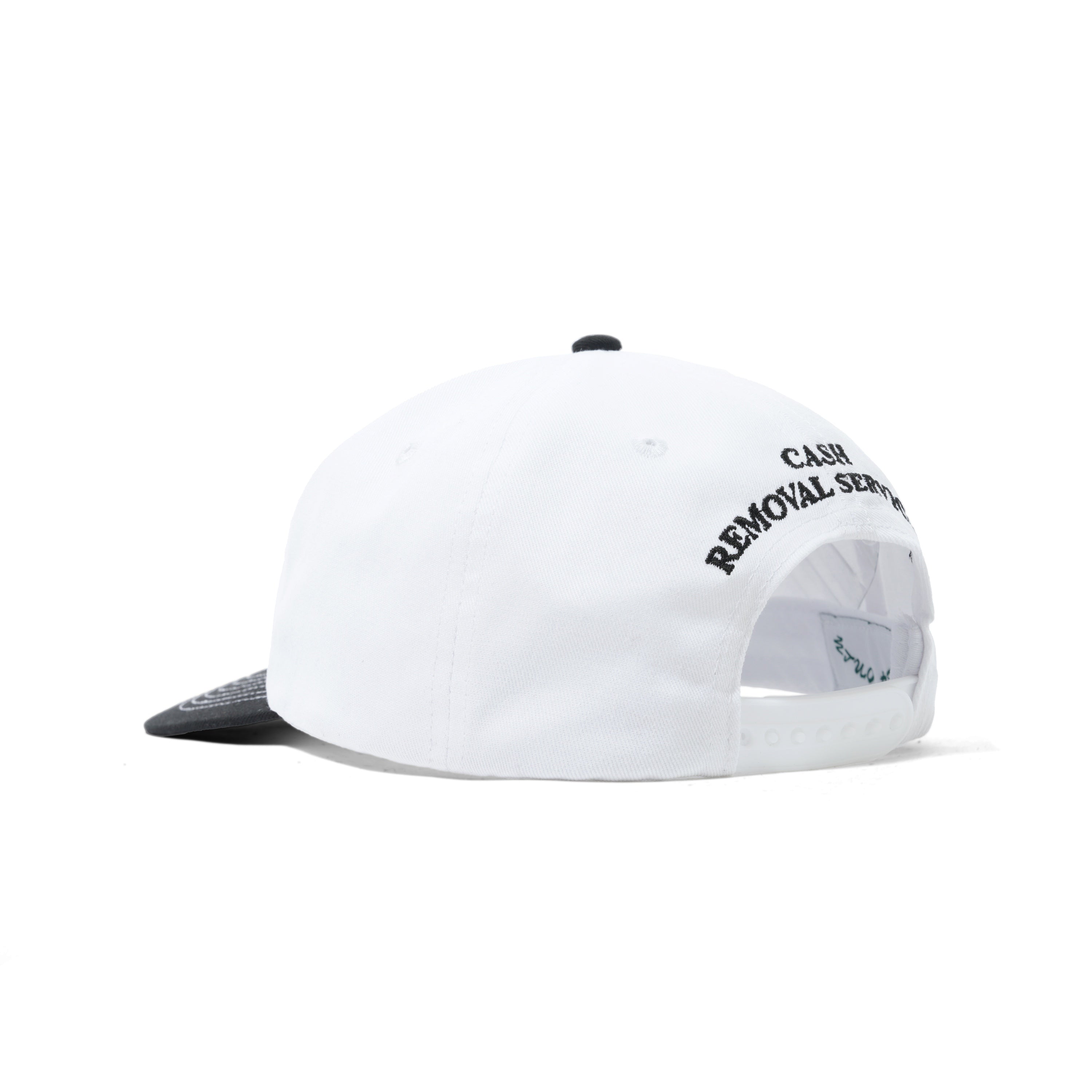 Removal 5 Panel Cap - White