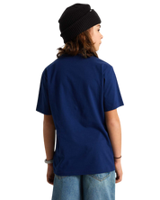 Kids Retro Speed T-Shirt - Deep Indigo