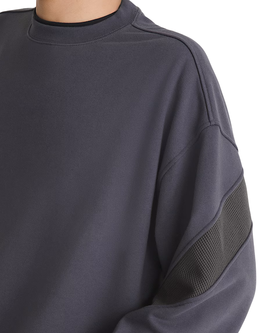 Retro Sport Crew - Charcoal Grey