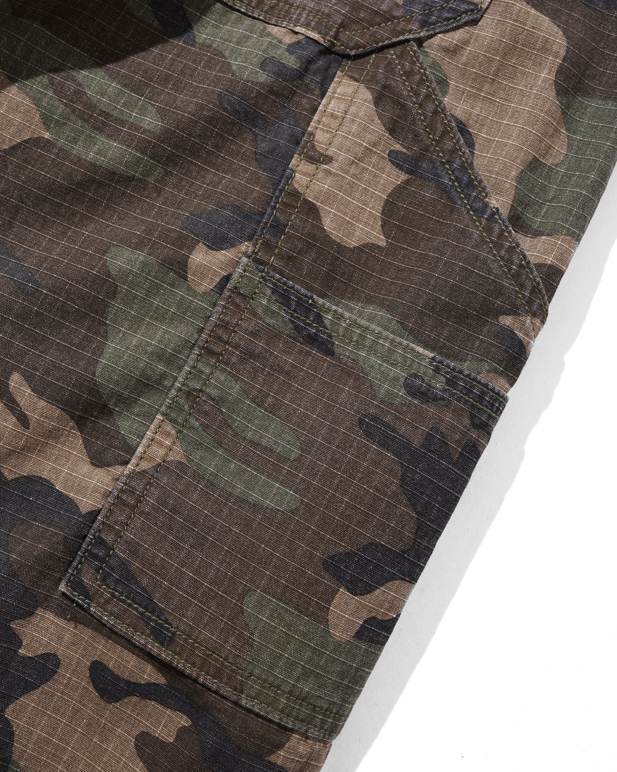 Short de Charpentier Ripstop - Camo Woodland