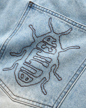 Roach Denim Shorts - Distressed Indigo