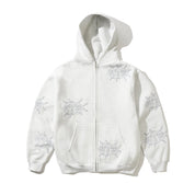 Roach Sweat à Capuche Zippé - Gris Cendré