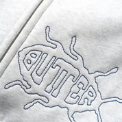 Roach Sweat à Capuche Zippé - Gris Cendré