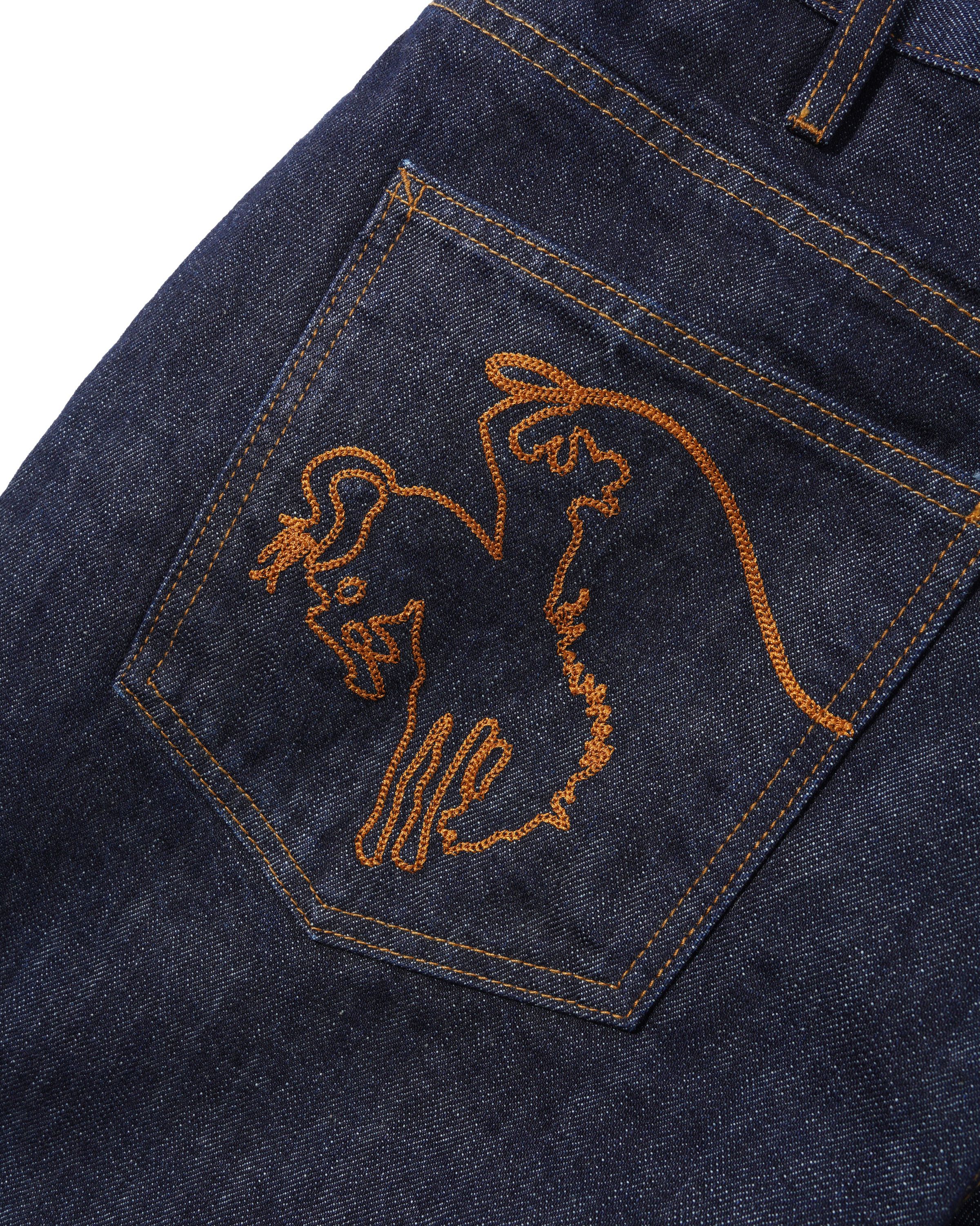 Jeans en Denim Rodeo - Selvedge Bleu