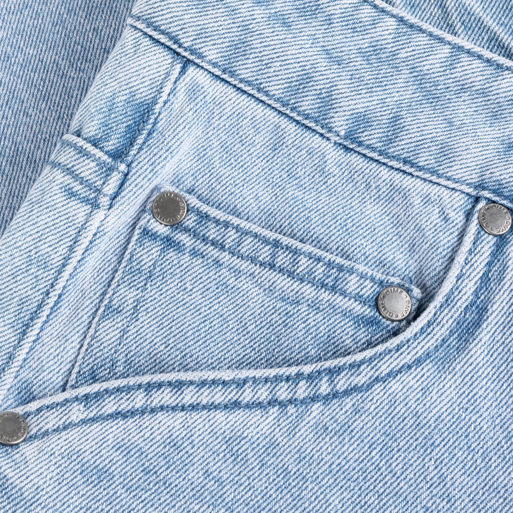 Short en jean classique - Bleu délavé