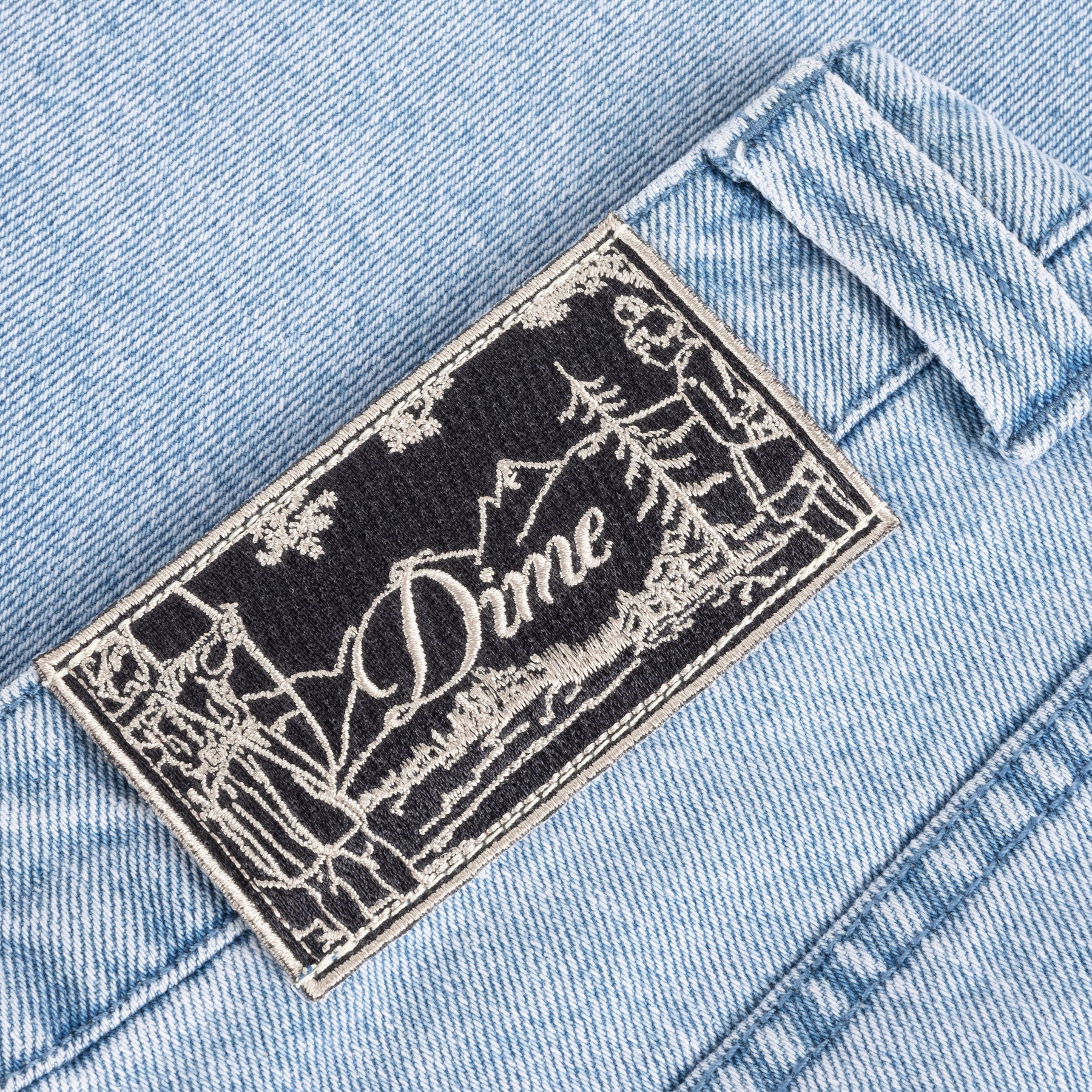 Short en jean classique - Bleu délavé