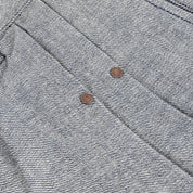 Short en Denim Baggy Plissé - Indigo Inversé