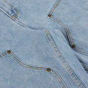 Shorts en Denim Carpenter - Bleu Délavé