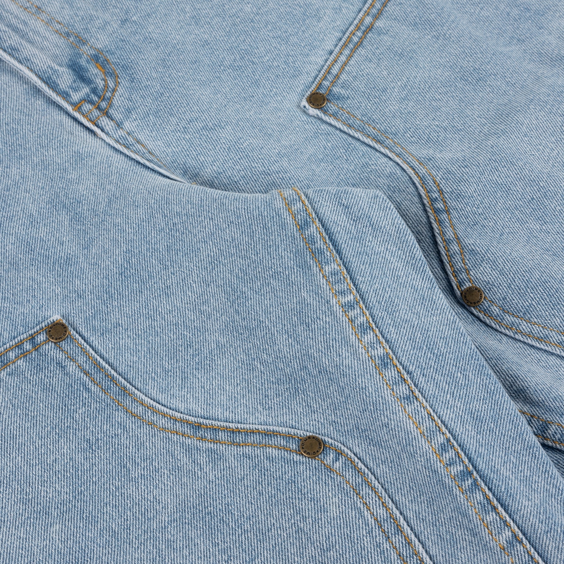 Shorts en Denim Carpenter - Bleu Délavé