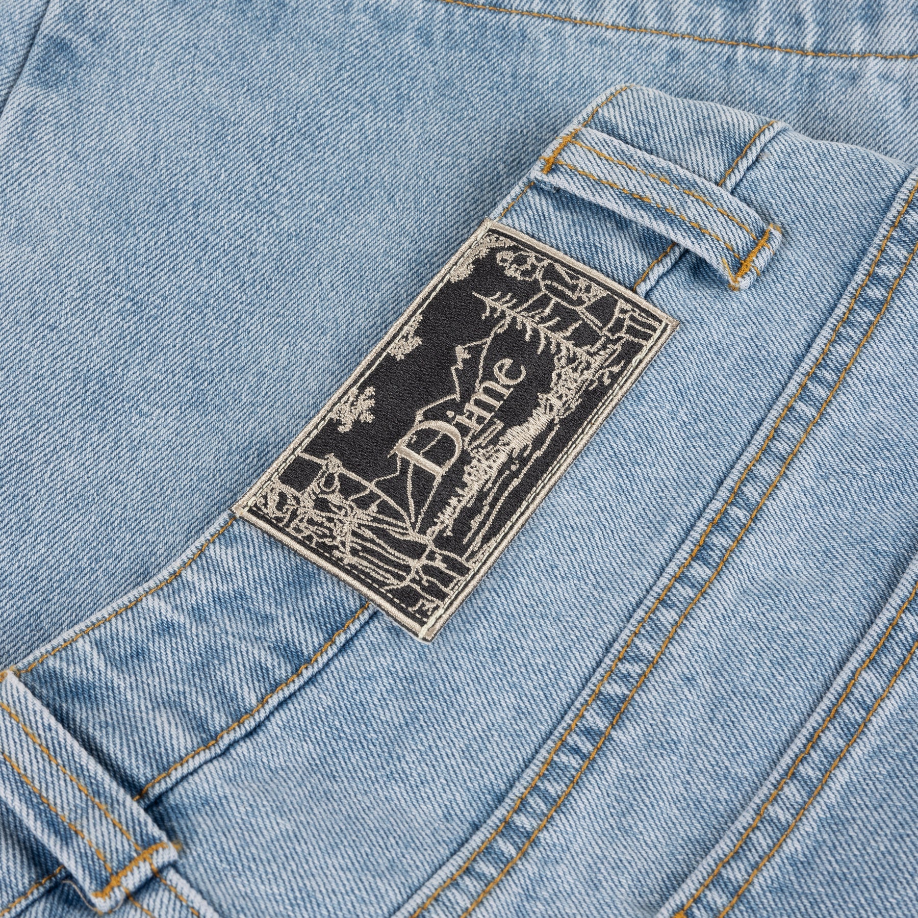 Shorts en Denim Carpenter - Bleu Délavé