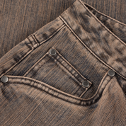Short en Denim Classique - Marron Premium
