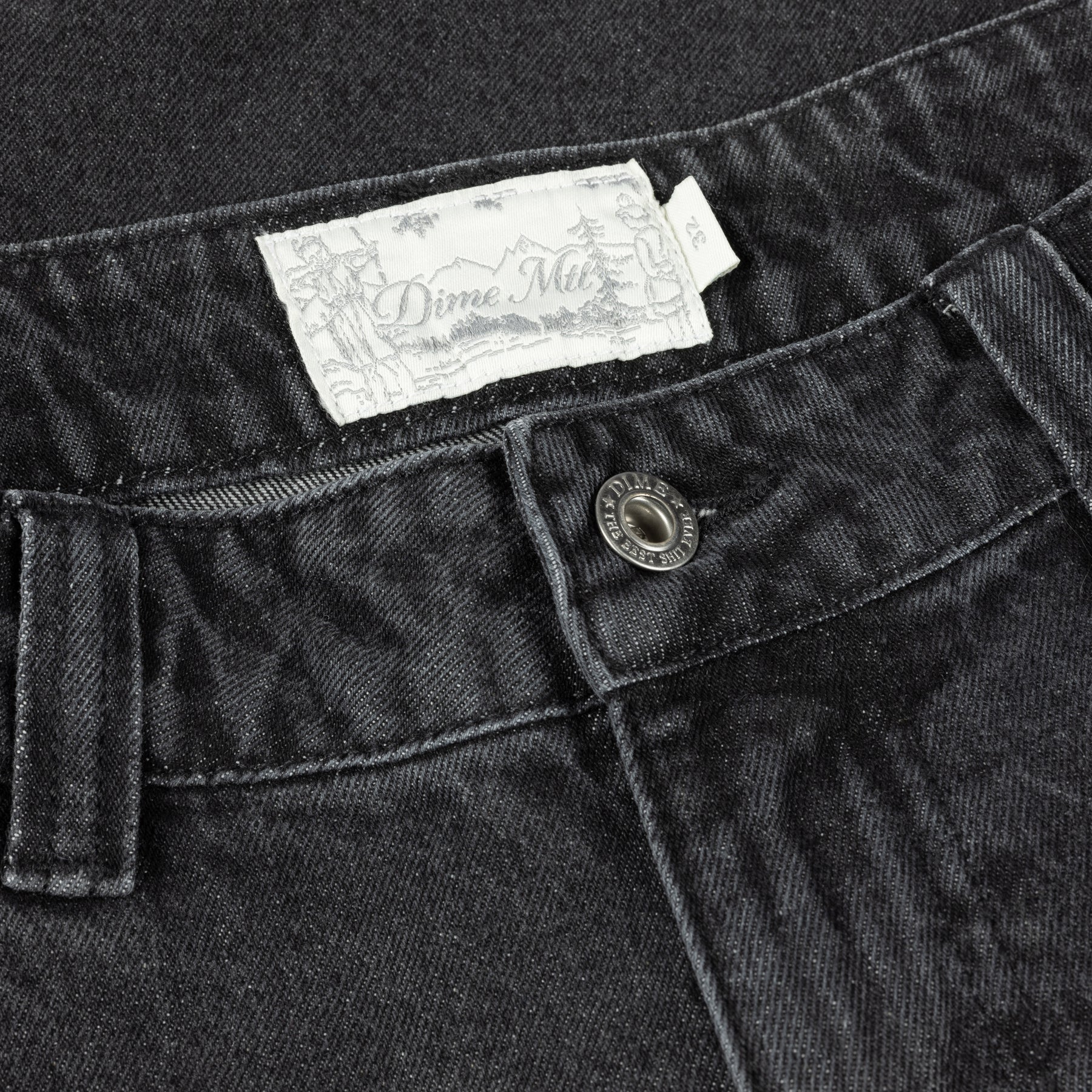 Short en Denim de Charpentier - Noir Sablé