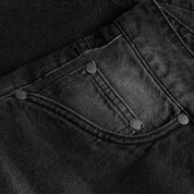 Short en Denim de Charpentier - Noir Sablé