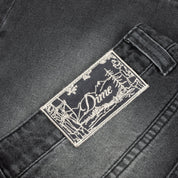 Short en Denim de Charpentier - Noir Sablé