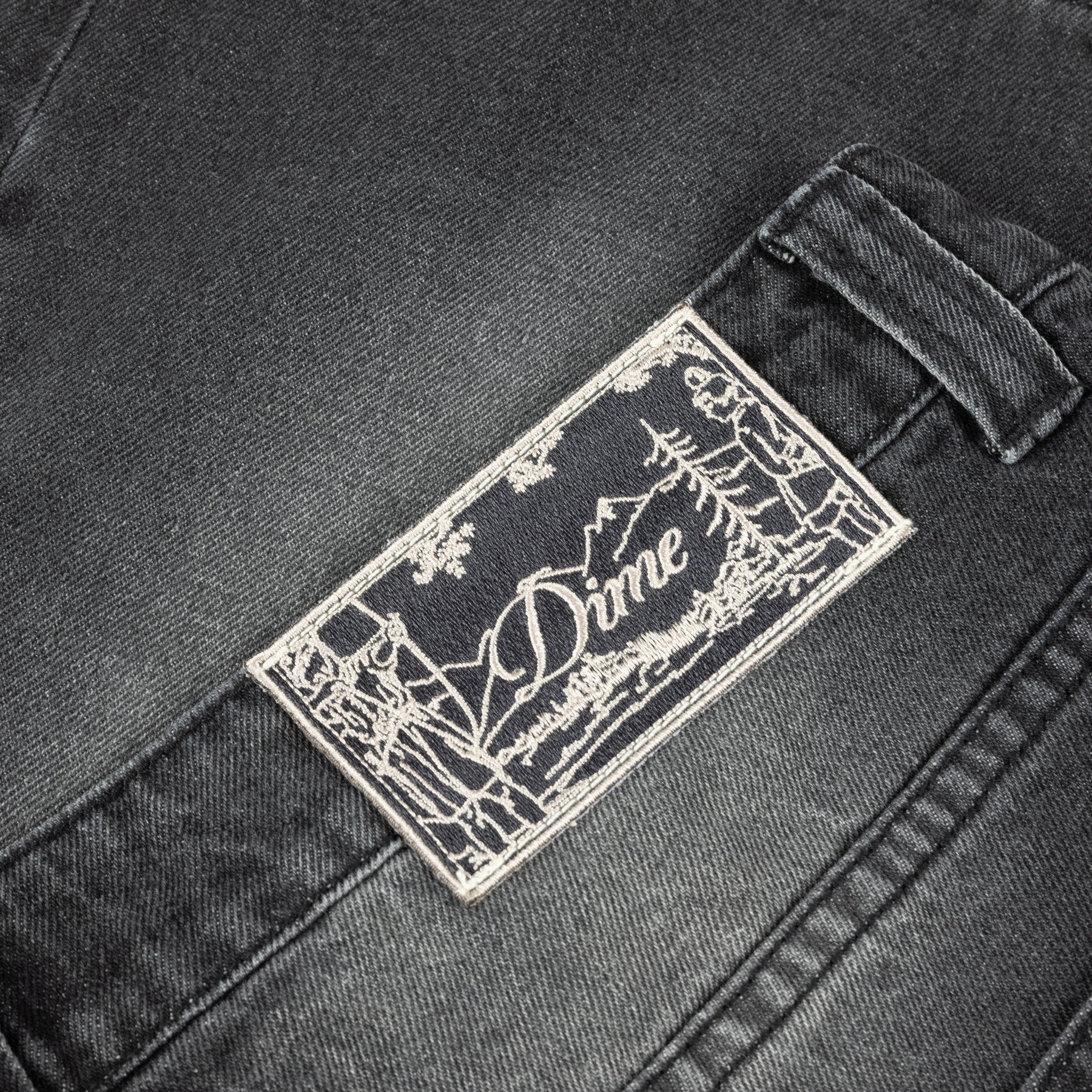 Short en Denim de Charpentier - Noir Sablé