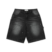 Short en Denim de Charpentier - Noir Sablé