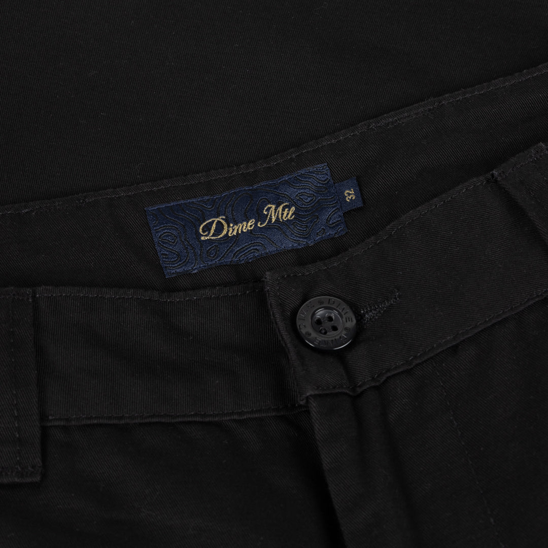 Baggy Chino Shorts - Black