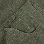 Classic Denim Shorts - Electric Green