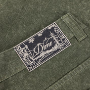 Classic Denim Shorts - Electric Green