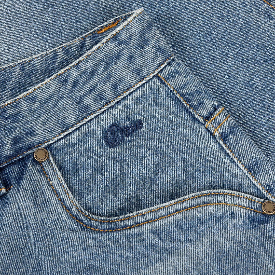 Classic Denim Shorts - Sandblasted Indigo
