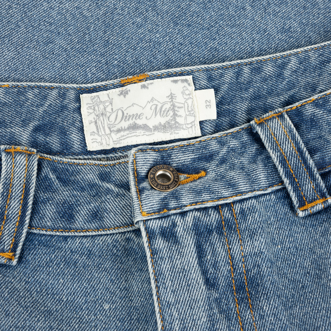 Classic Denim Shorts - Sandblasted Indigo