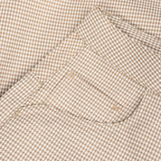 Baggy Houndstooth Shorts - Beige