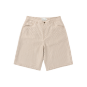 Baggy Houndstooth Shorts - Beige
