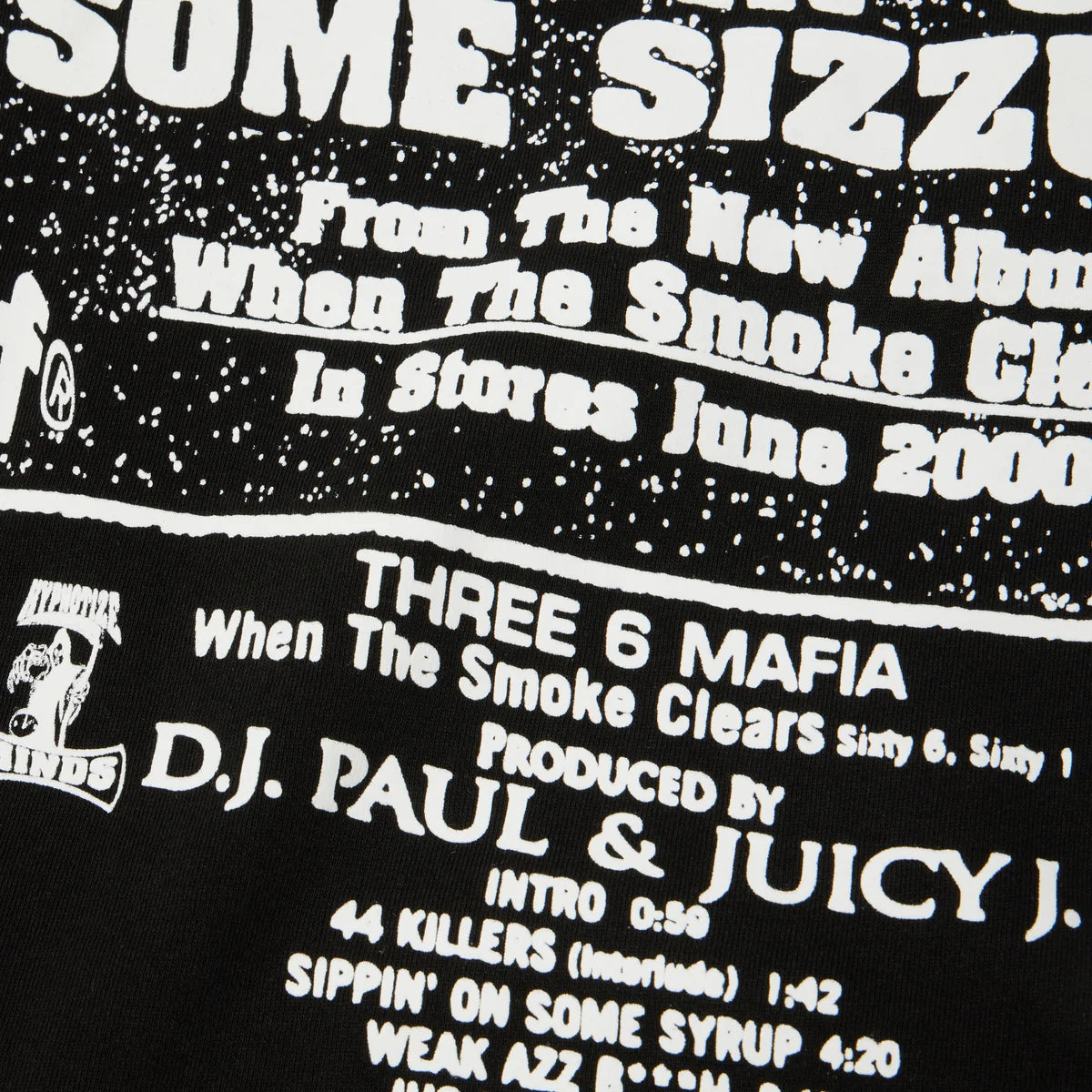HUF x Three 6 Mafia Sizzurp T-Shirt - Black