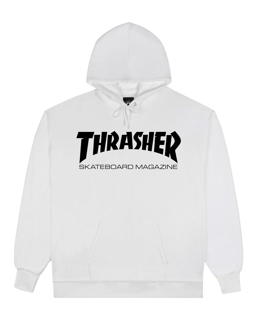 Skate Mag Sweat à Capuche - Blanc/Noir