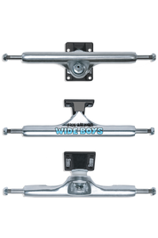 ST1 Hollow Wide Boy Polished Black Trucks - 11"