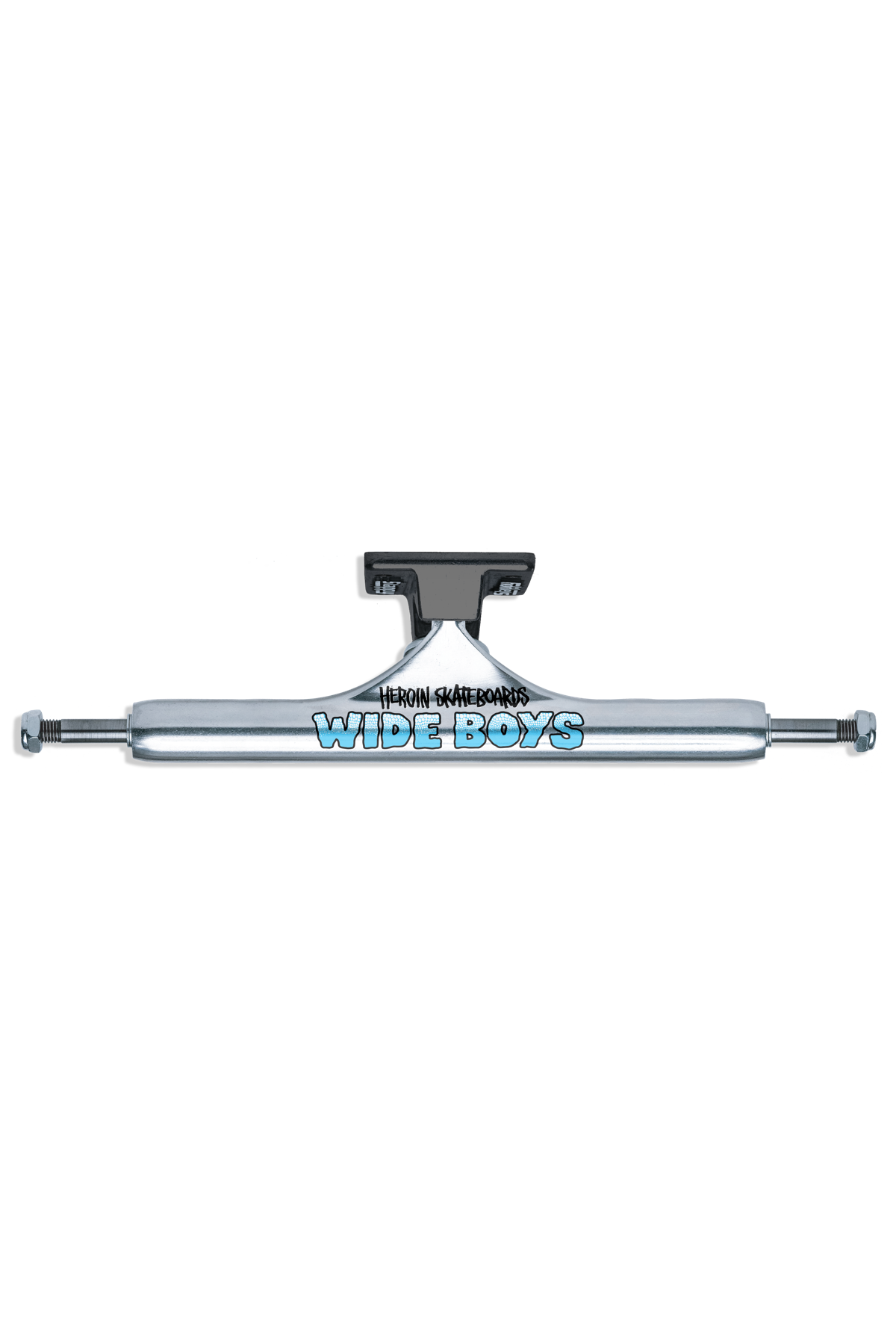 ST1 Hollow Wide Boy Polished Black Trucks - 11"