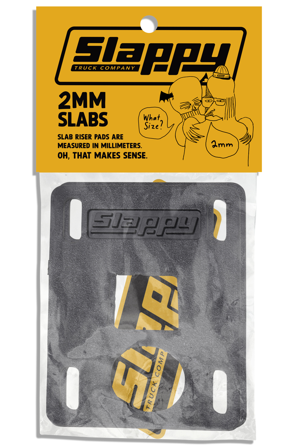 Slabs 2MM Low Risers - Black